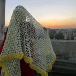 Bridal Jasmin Koli Orna / Handmade Koli Orna (70x25)" - Image 2