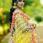 Bridal Jasmin Koli Orna / Handmade Koli Orna (70x25)" - Image 4
