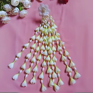 Chandramallika Cascade Gajra (Side Gajra) - Tabassum Craft Corner - Feature Image