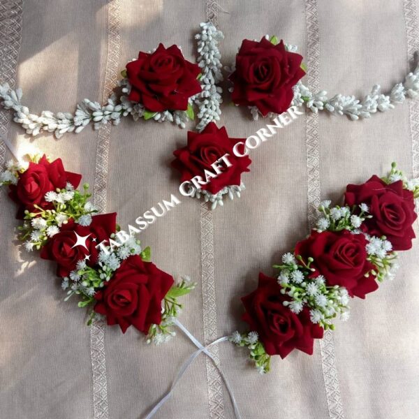 Velvet Rose’s Bridal Set - Tabassum Craft Corner - 2