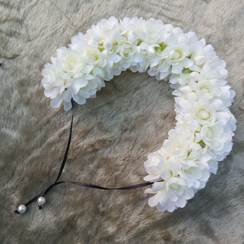 Artificial Beli Flower Full Side Gajra